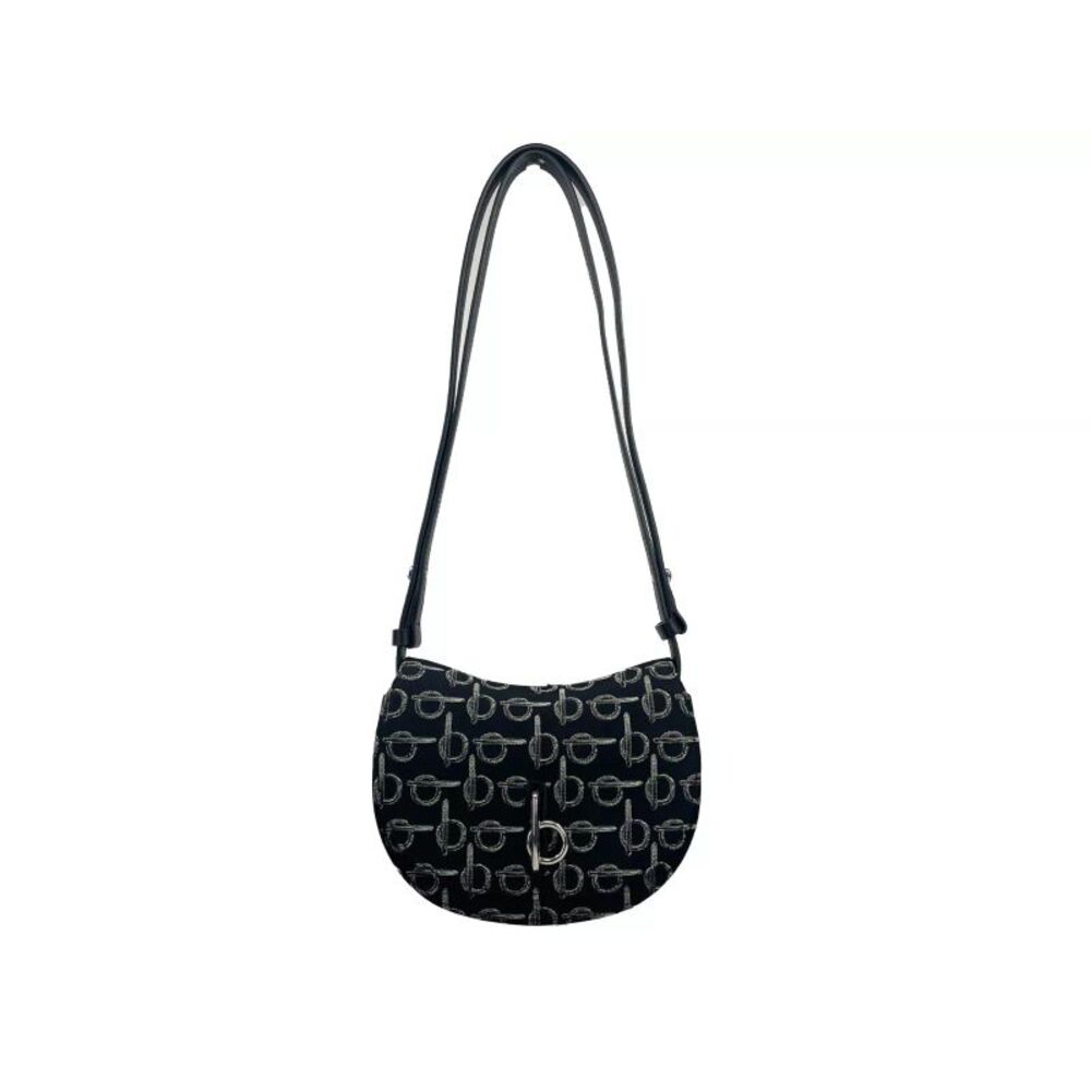 Burberry Mini Rocking Horse Crossbody Bag Purse Women's Black - Picture 2 of 5